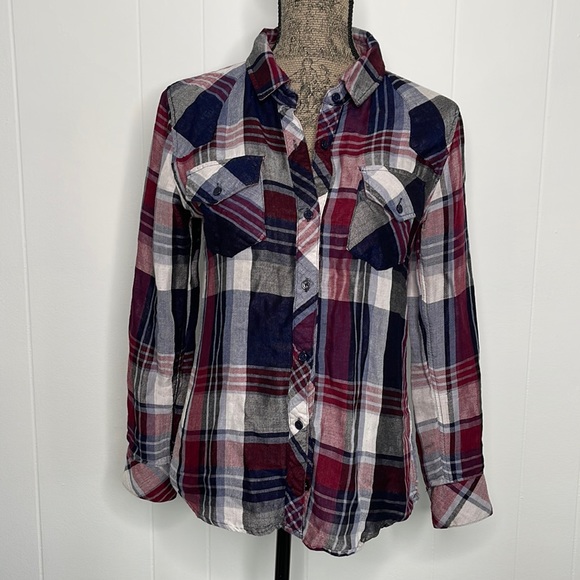 Rails Plaid Soft Button Front Shirt - Picture 1 of 8